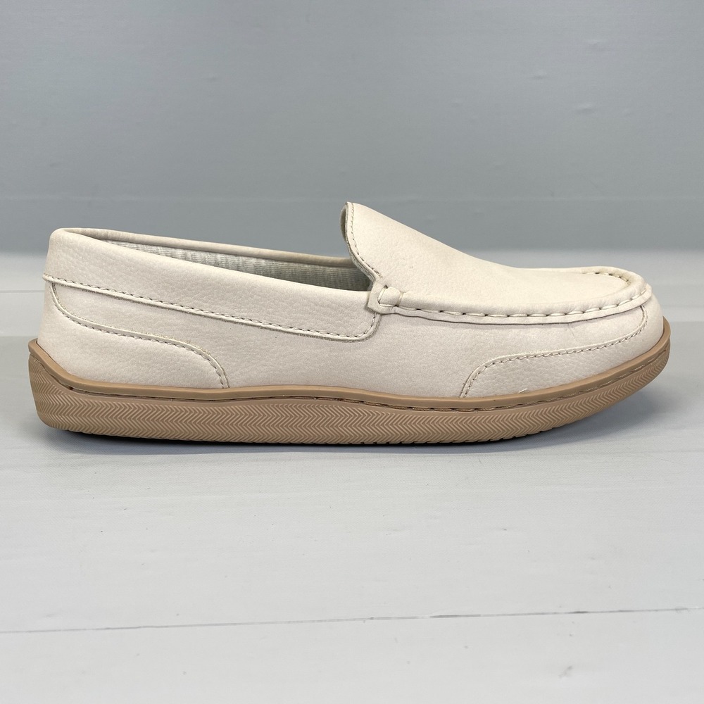 My Slippers Moccasins Womens Size 10 Off White Leather Slip On My Pillow Shoes